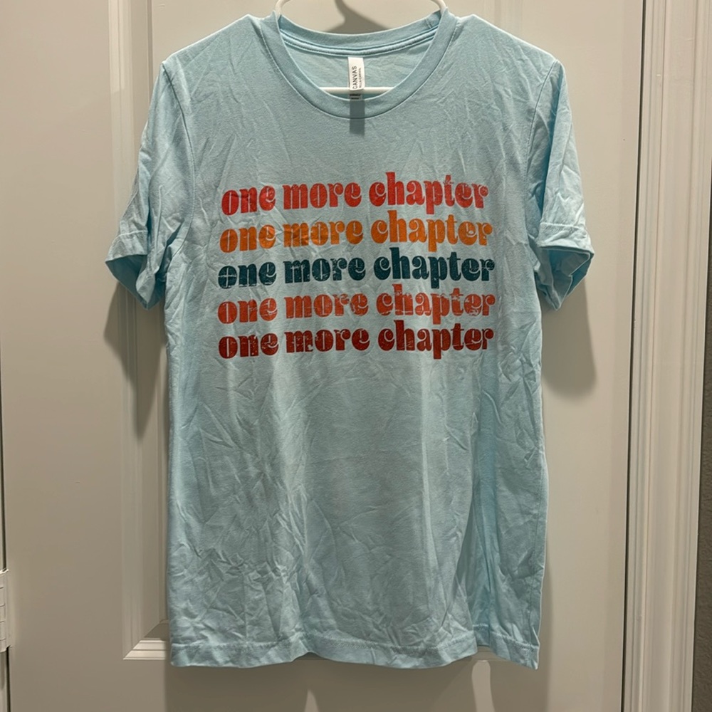 One More Chapter graphic tee